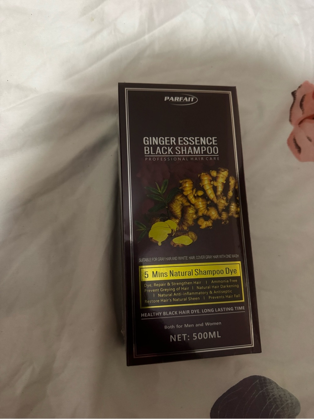 Ginger Essence Black Shampoo - Black